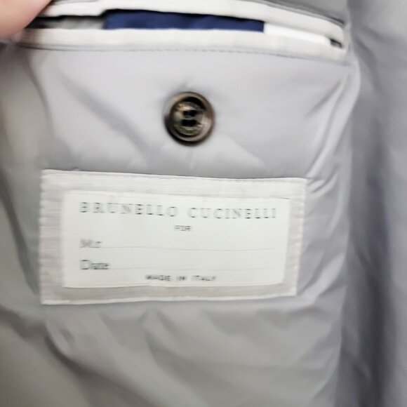 Brunello Cucinelli Padded Nylon Parka in Blue XL - Picture 11 of 15